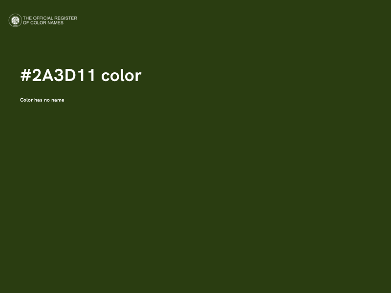 #2A3D11 color image