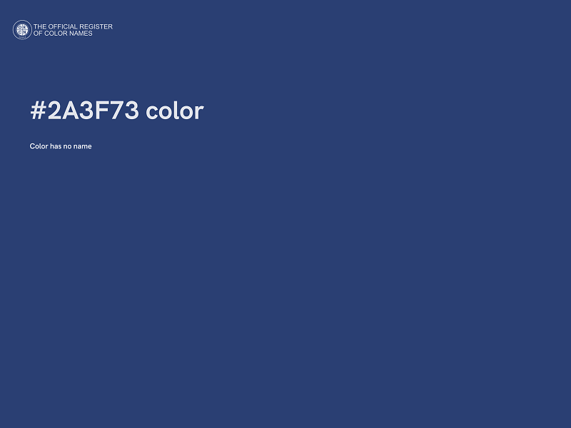 #2A3F73 color image