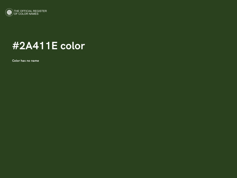 #2A411E color image