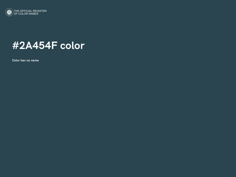 #2A454F color image