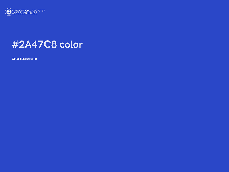 #2A47C8 color image
