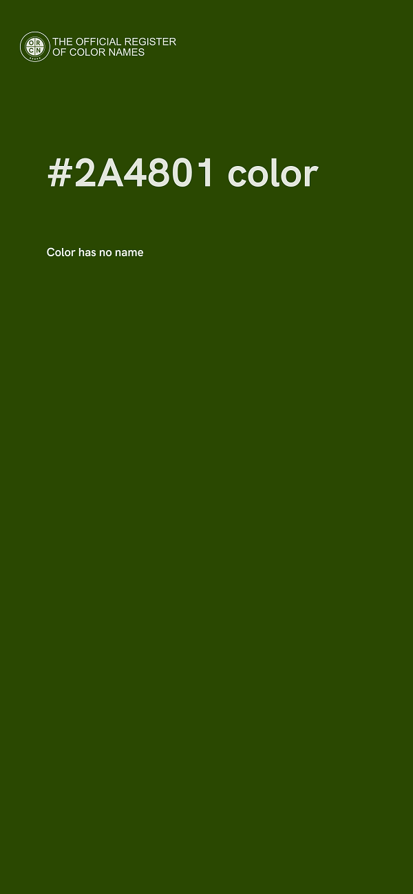 #2A4801 color image