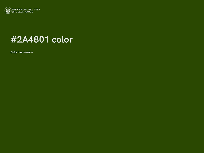 #2A4801 color image