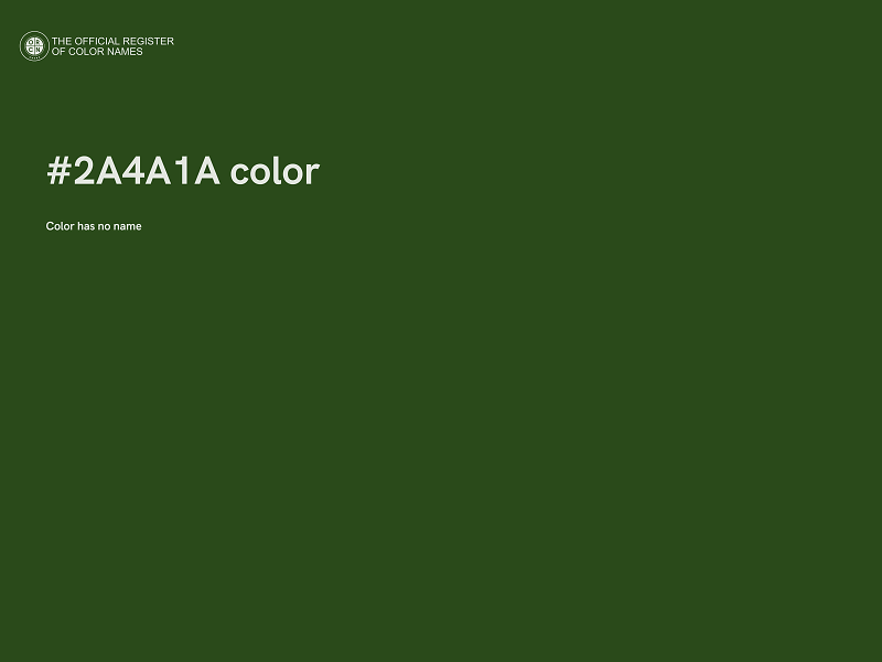 #2A4A1A color image