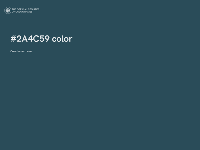 #2A4C59 color image