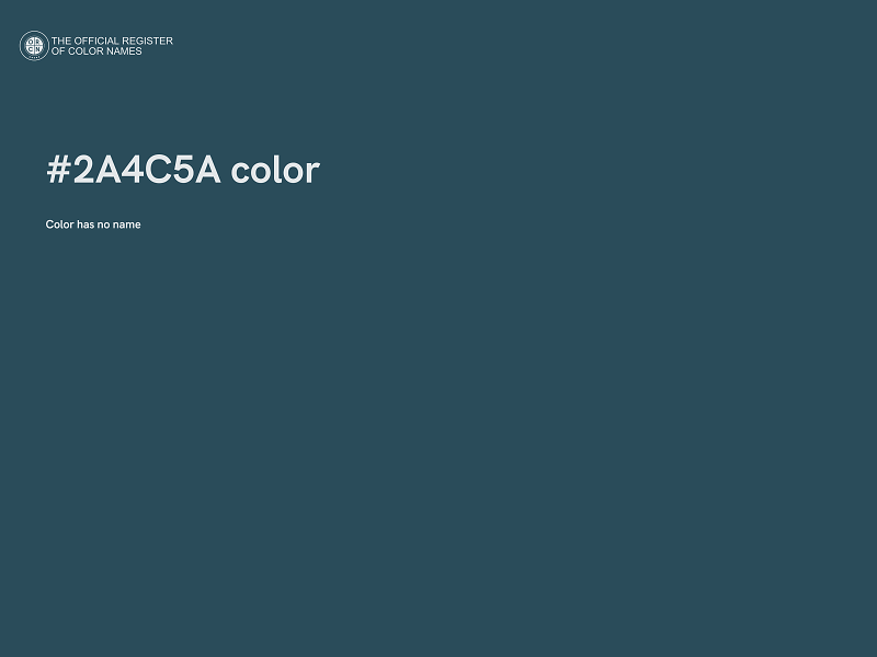 #2A4C5A color image