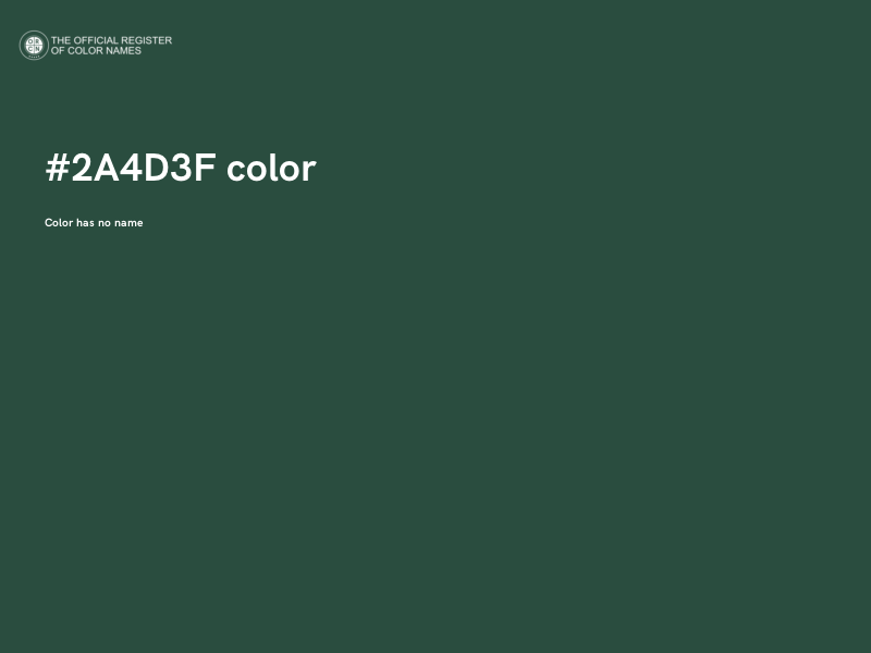 #2A4D3F color image