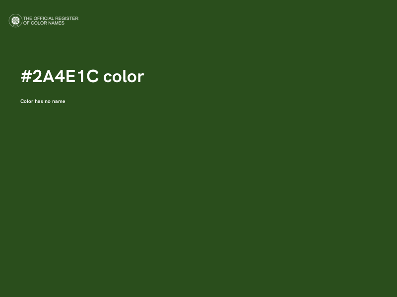 #2A4E1C color image