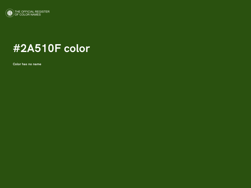 #2A510F color image
