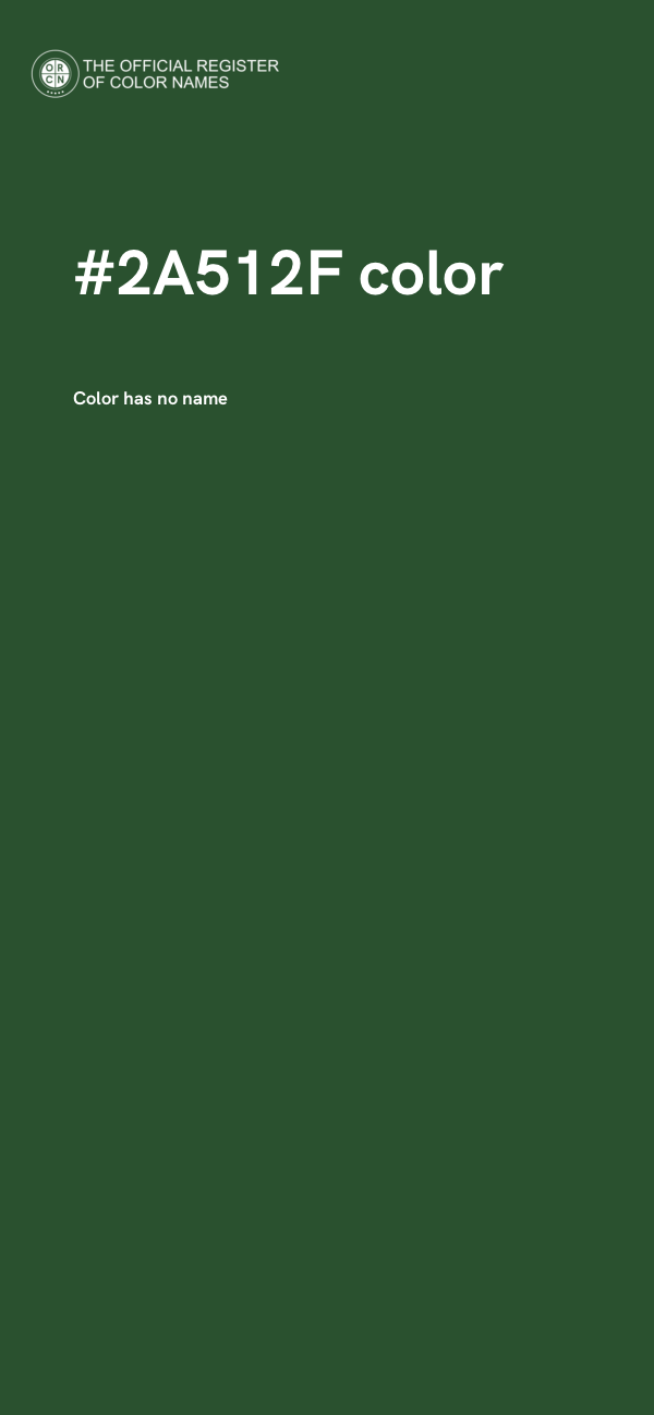 #2A512F color image