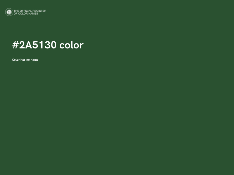 #2A5130 color image