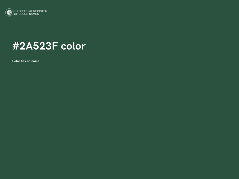 #2A523F color image