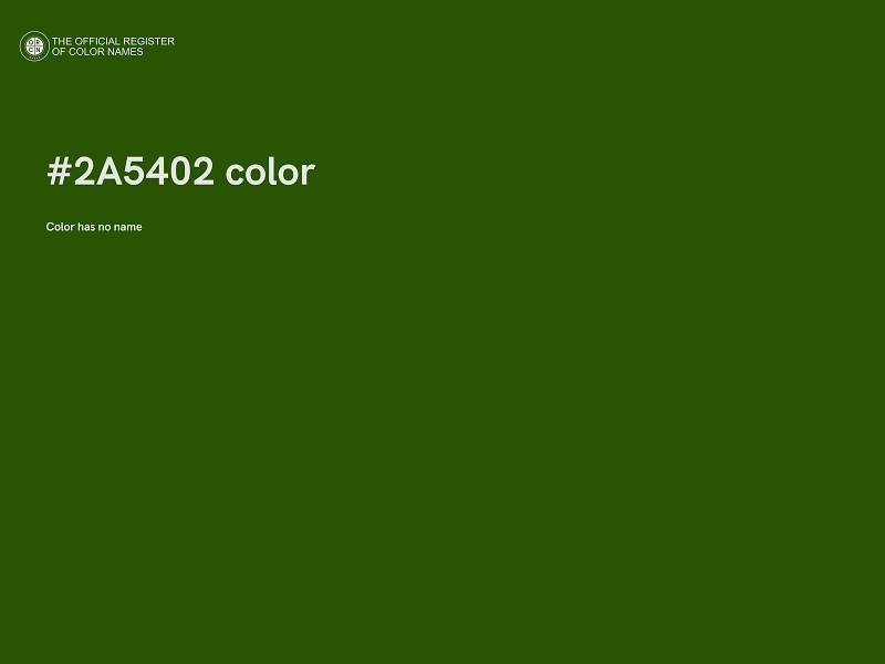 #2A5402 color image
