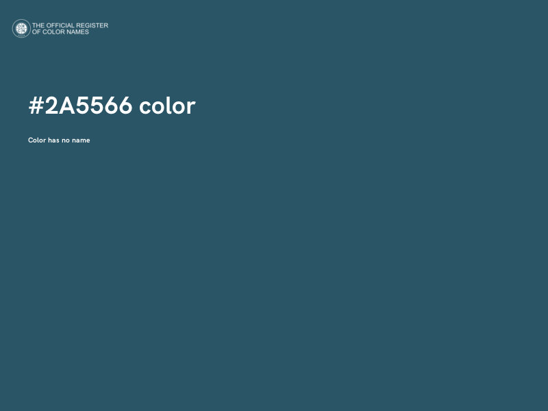 #2A5566 color image