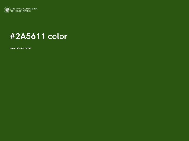 #2A5611 color image