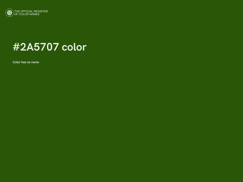 #2A5707 color image
