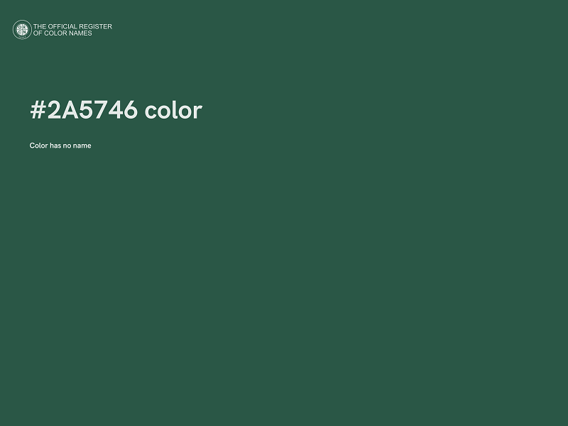 #2A5746 color image