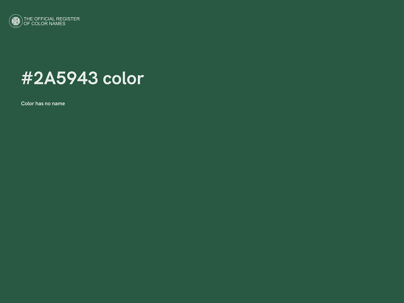 #2A5943 color image
