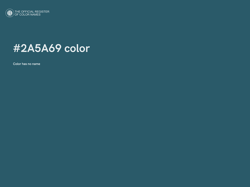 #2A5A69 color image