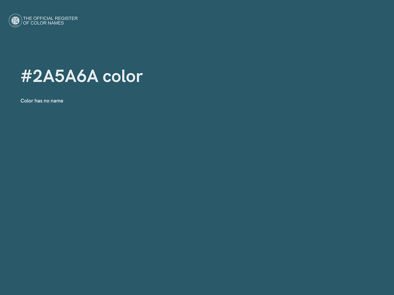 #2A5A6A color image