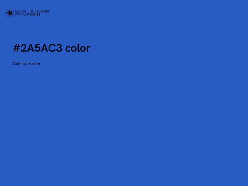 #2A5AC3 color image