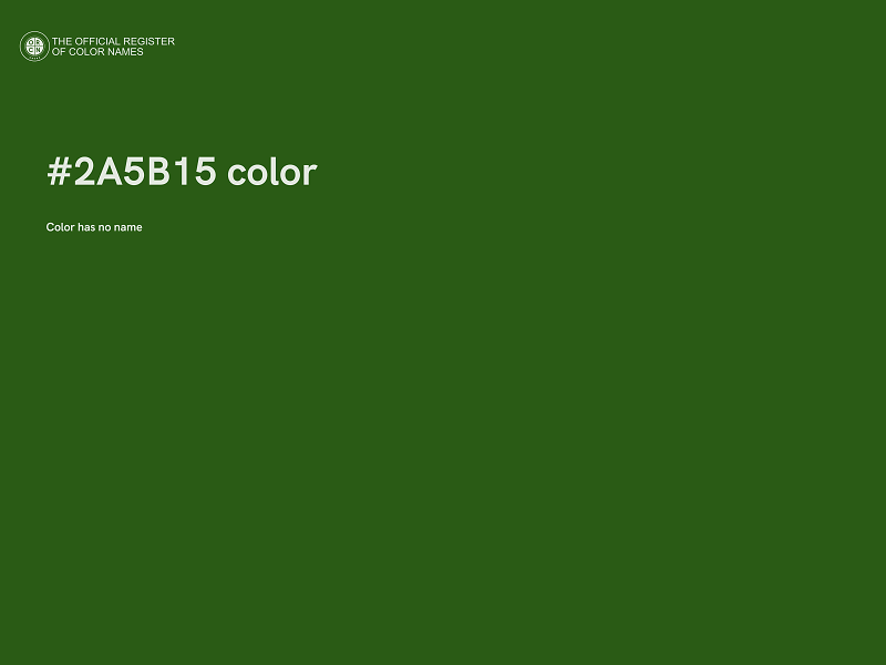 #2A5B15 color image