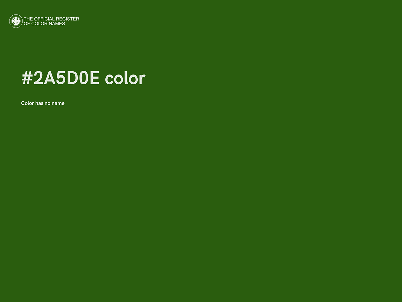 #2A5D0E color image