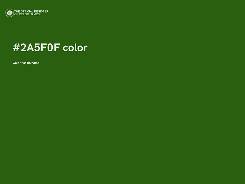 #2A5F0F color image