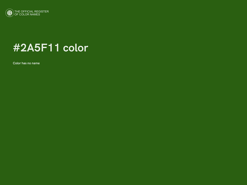 #2A5F11 color image