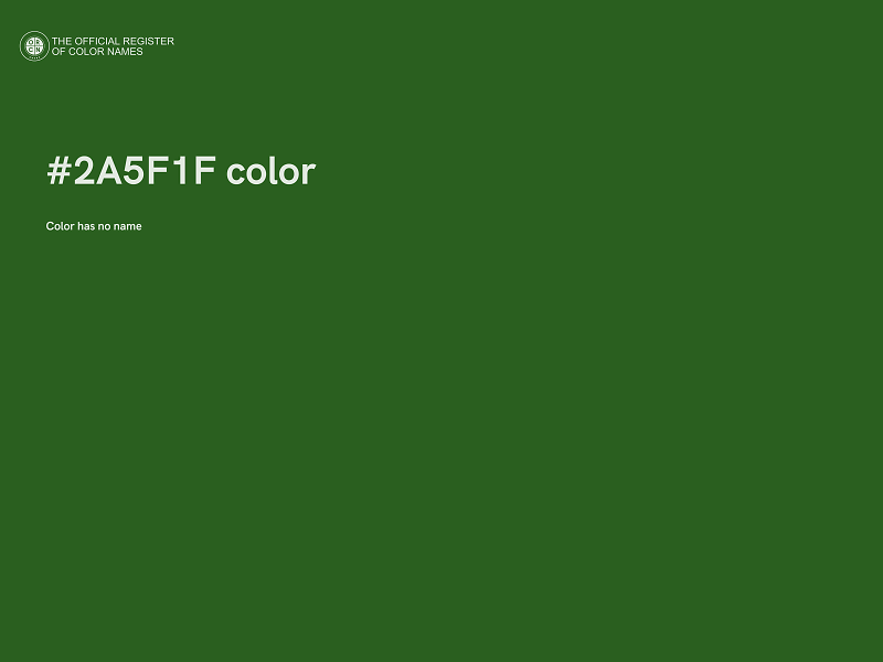 #2A5F1F color image