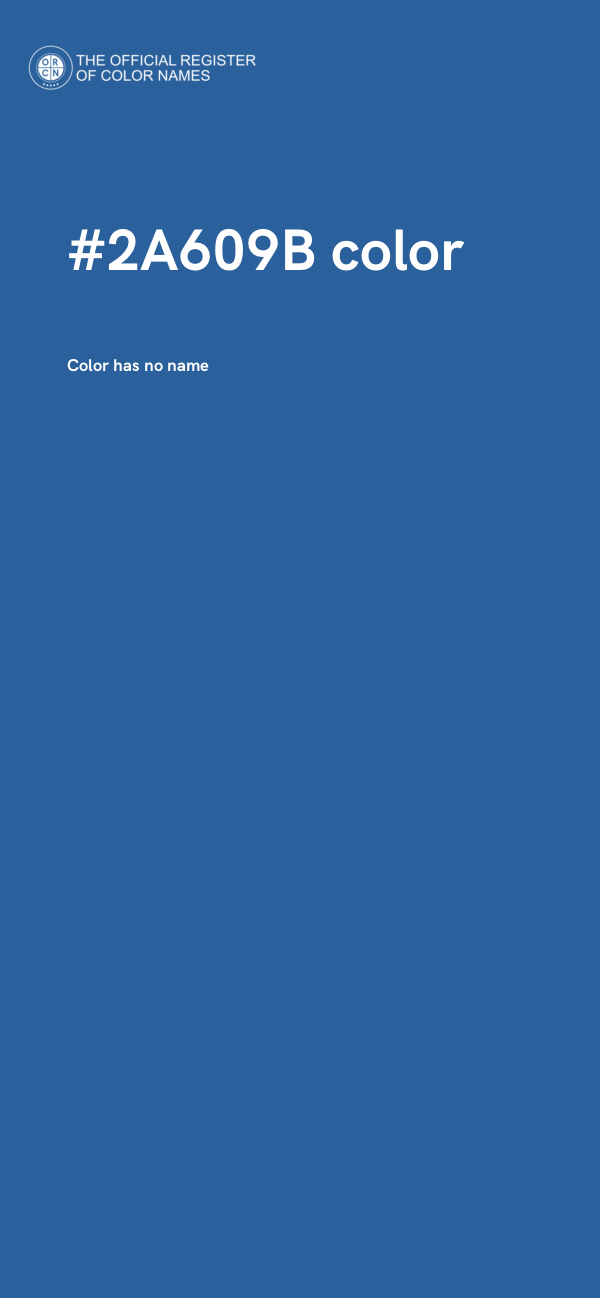 #2A609B color image