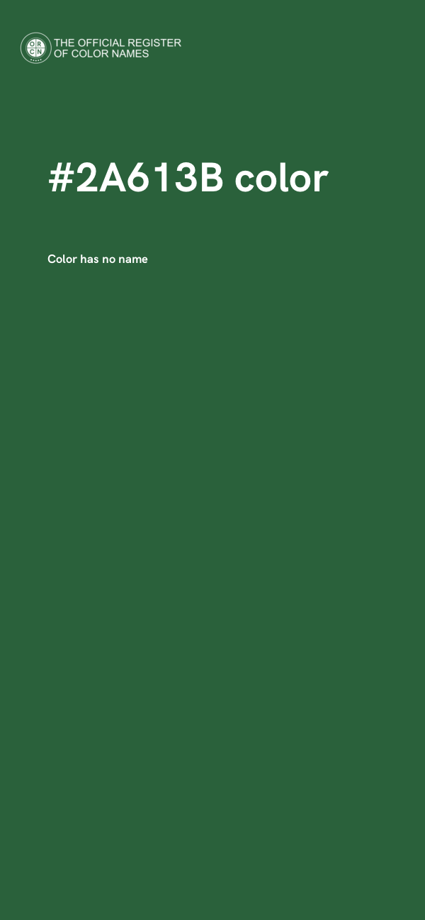 #2A613B color image
