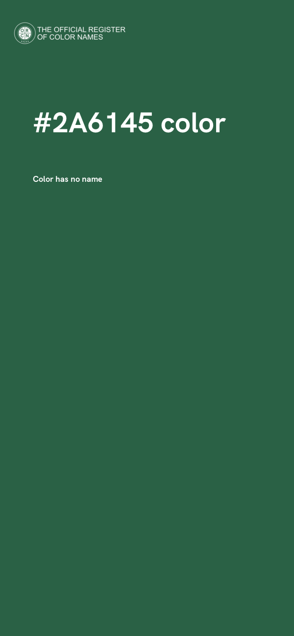 #2A6145 color image