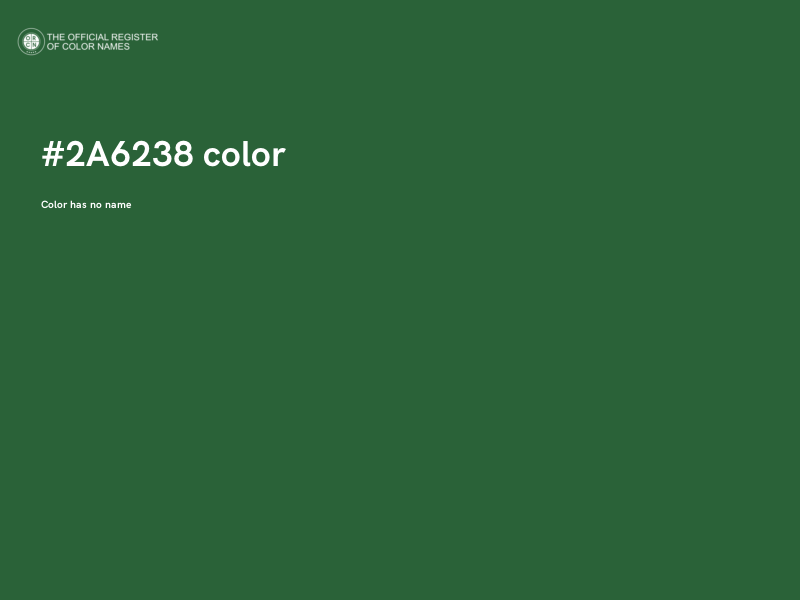 #2A6238 color image