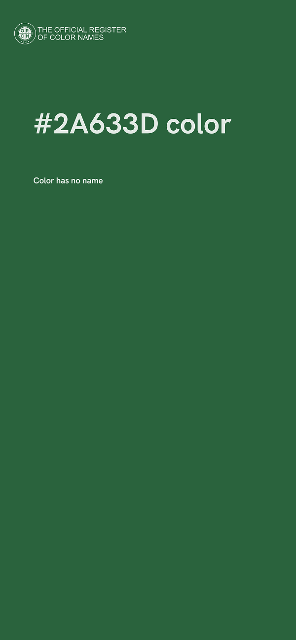 #2A633D color image