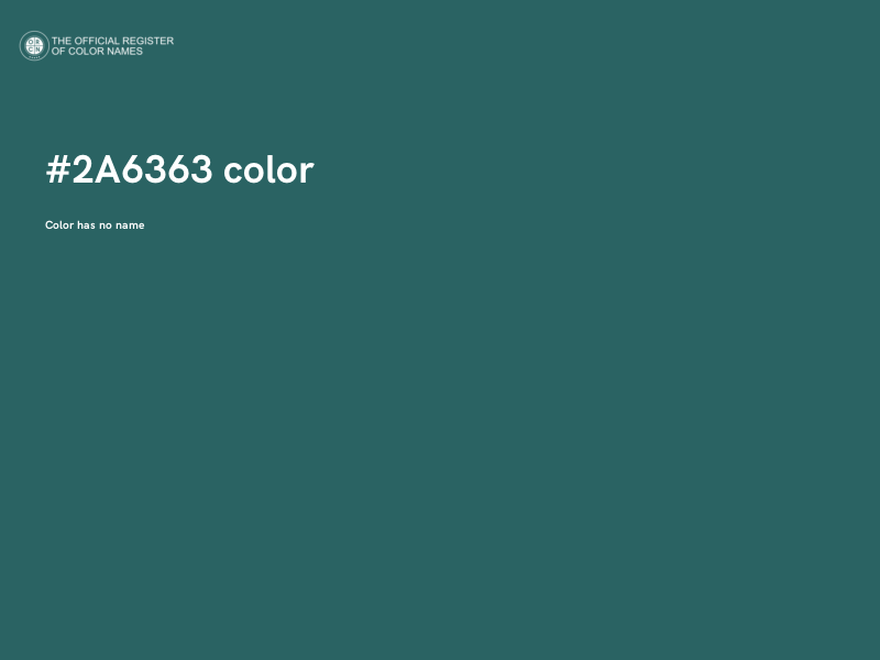 #2A6363 color image
