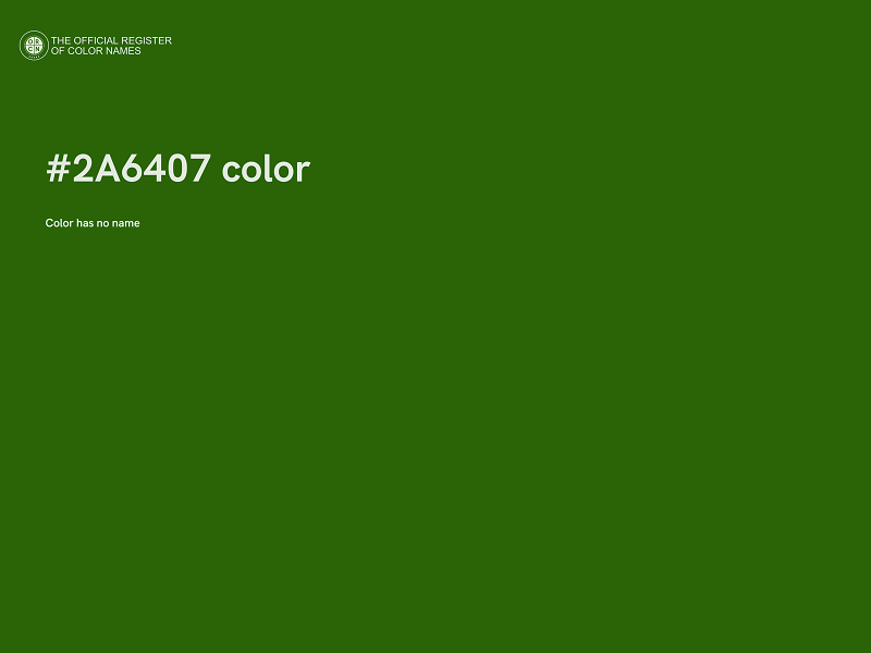 #2A6407 color image