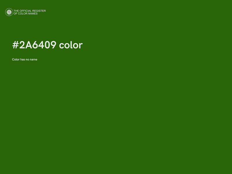 #2A6409 color image