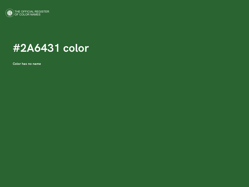 #2A6431 color image