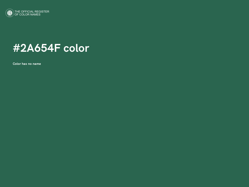 #2A654F color image