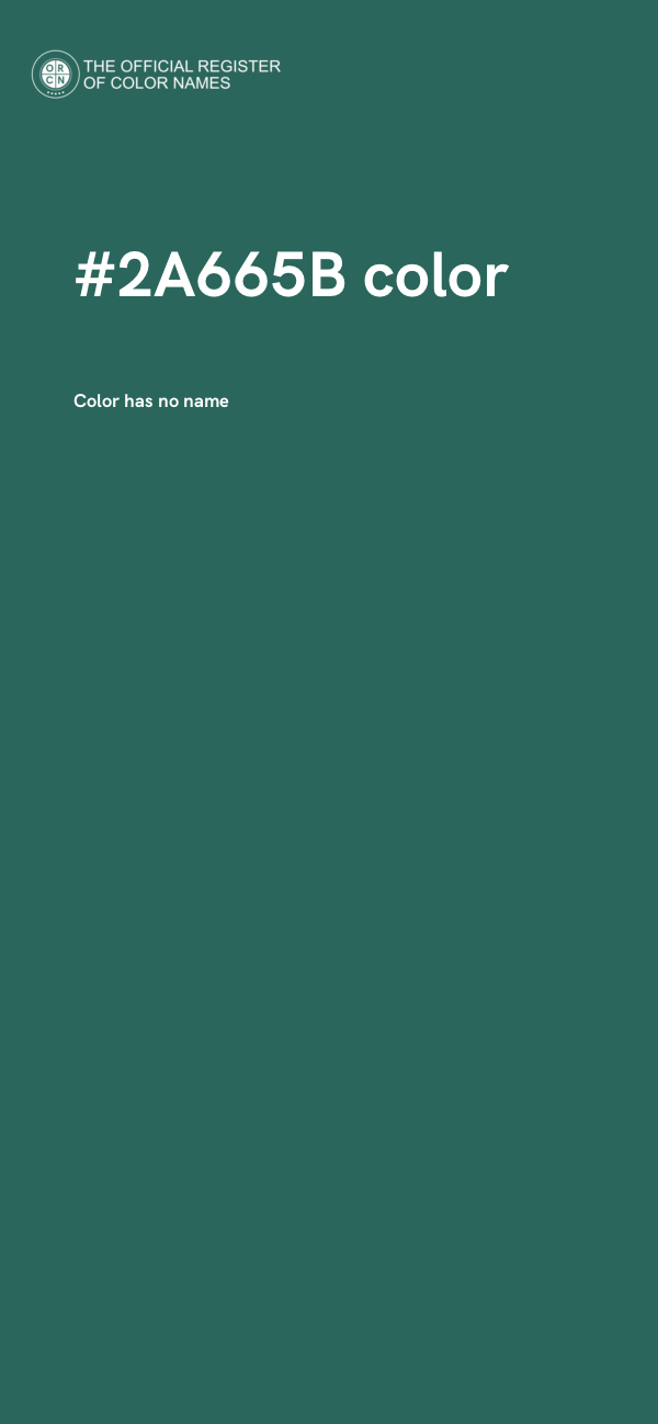#2A665B color image