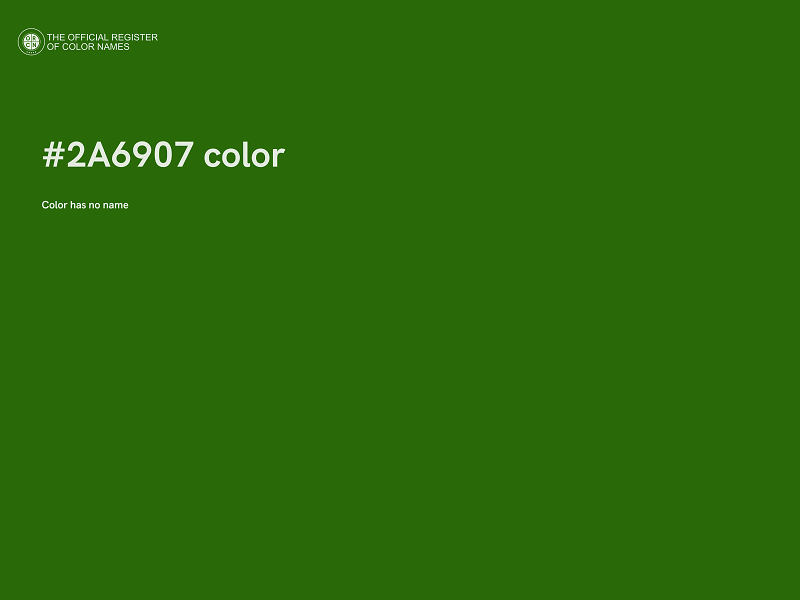 #2A6907 color image