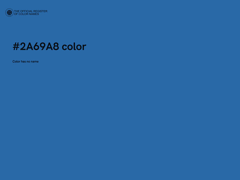 #2A69A8 color image