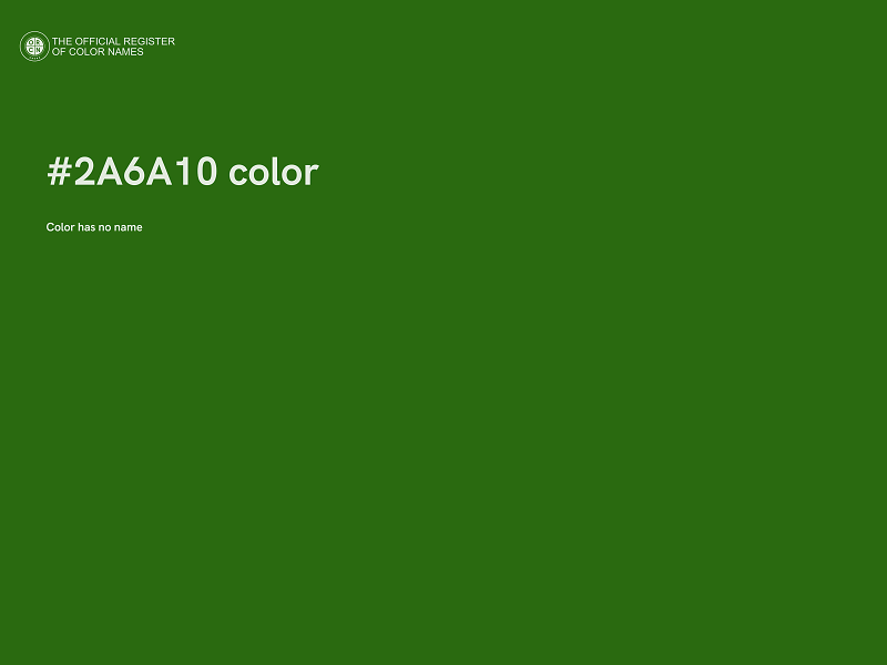 #2A6A10 color image