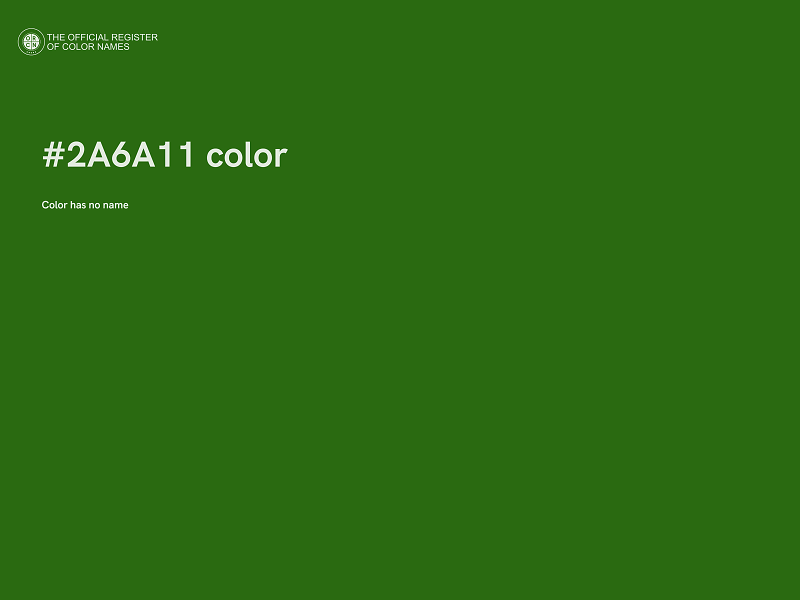 #2A6A11 color image
