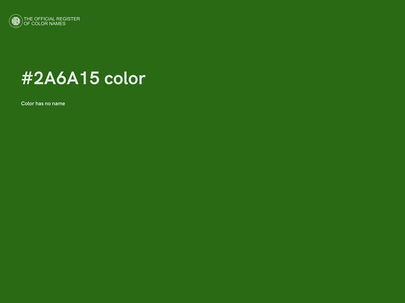 #2A6A15 color image