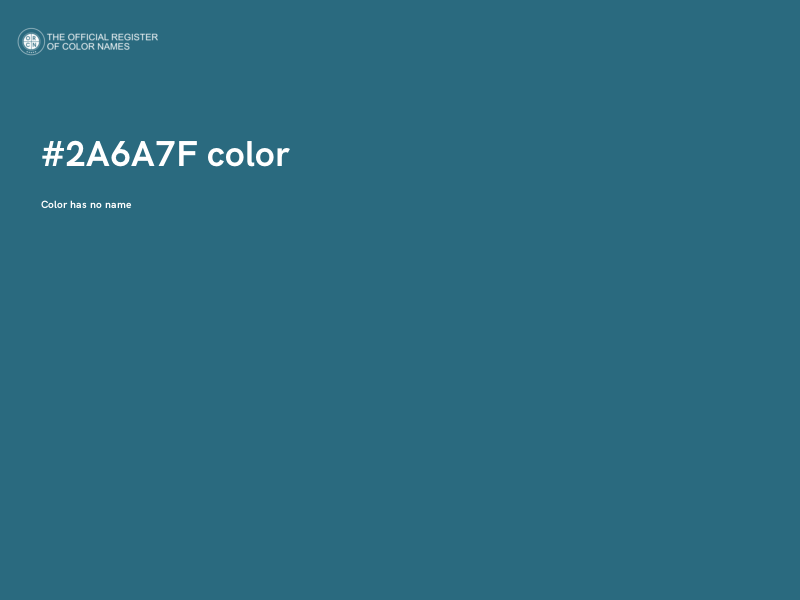 #2A6A7F color image