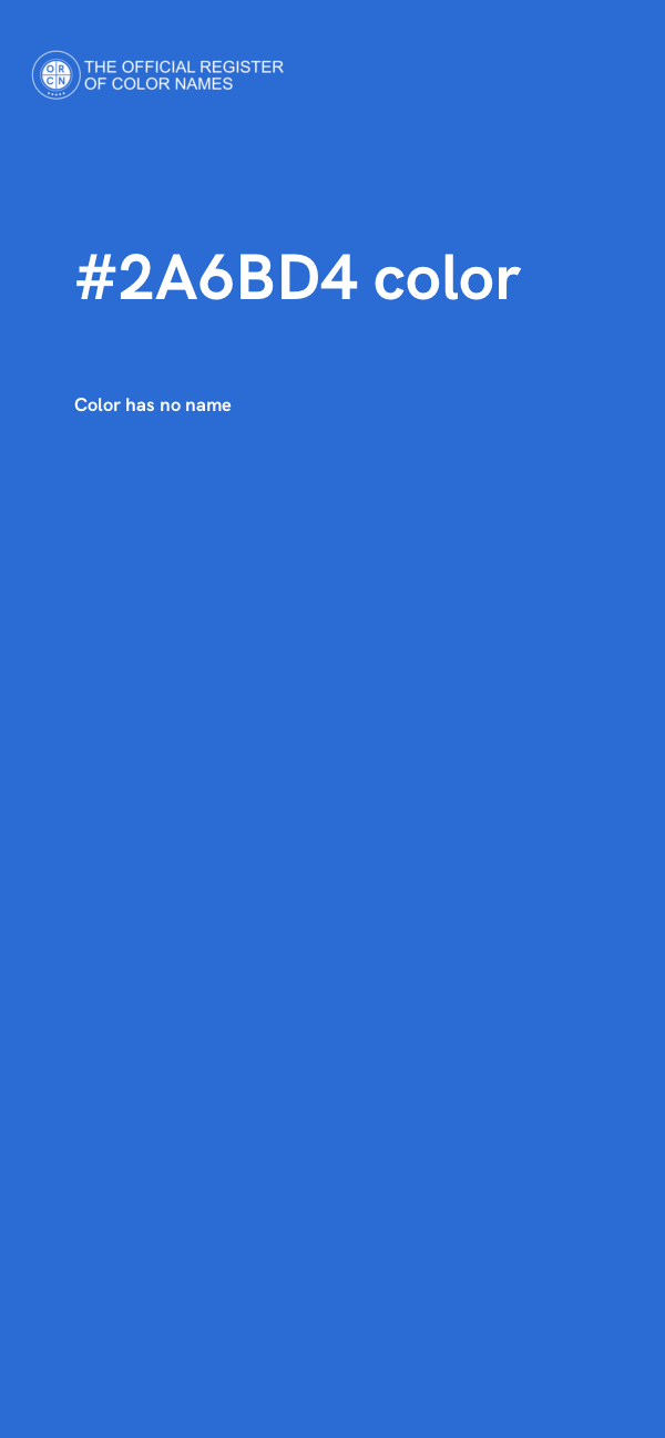 #2A6BD4 color image