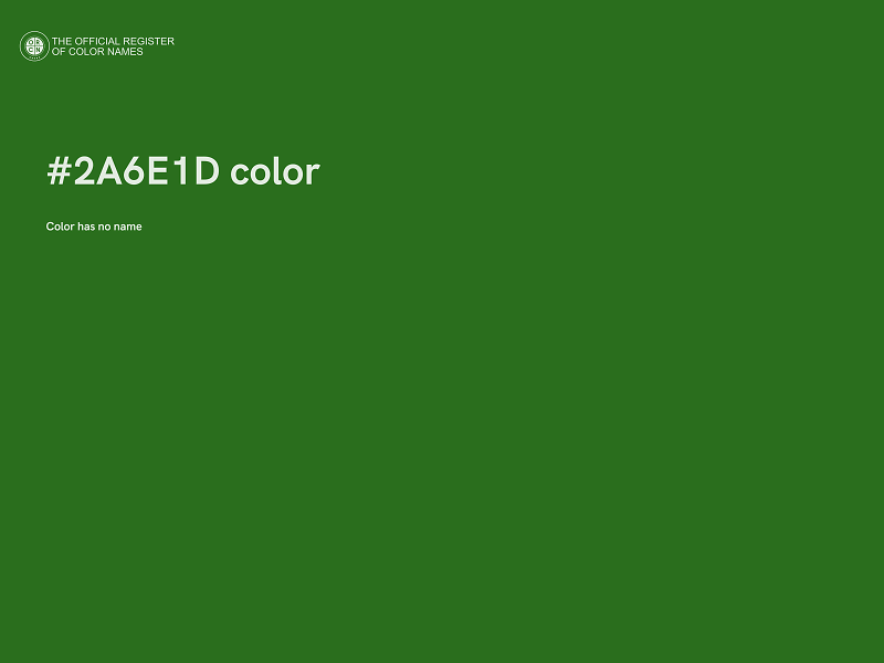 #2A6E1D color image