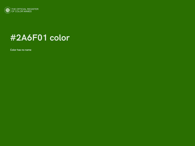 #2A6F01 color image